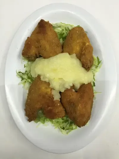 Alitas empanizadas